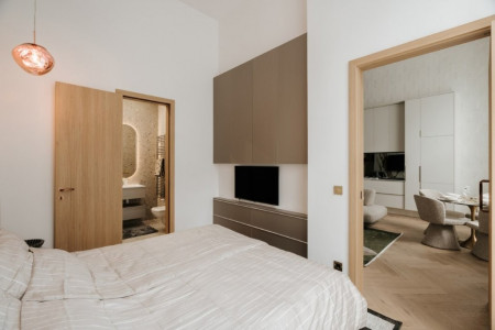 Sophisticated apartment in Budapest center - Budapešt sofistikovaný apartmán v centre - 3_Haloszoba1_furdYszoba_DSC08998_2_1_28300c0dedd56143356d3bde446e2dc5