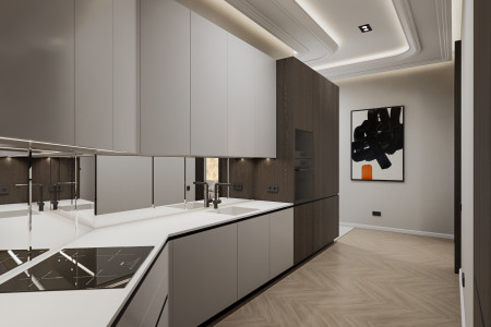 Budapest luxury apartment for sale  - Luxusný apartmán v centre Budapešti - BAJCSY17_render_kitchen_001_ef04ecdd81da52d6ce8eebb674d19354
