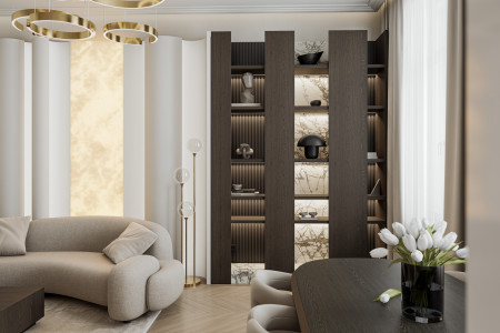 Budapest luxury apartment for sale  - Luxusný apartmán v centre Budapešti - BAJCSY17_render_livingroom_003_766cbc3da7bc1854c7272048dc0ba59d